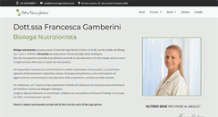 Desktop Screenshot of francescagamberini.com