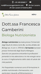 Mobile Screenshot of francescagamberini.com